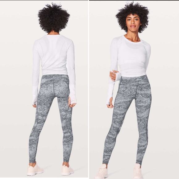 Lululemon Stop Drop & Squat Tight Women’s 6 Area Ice Grey 28” Luxtreme W5AXGS - Picture 1 of 10
